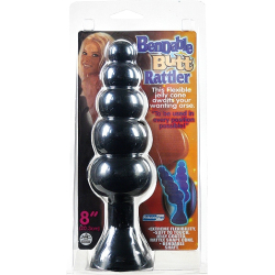 Πρωκτική Σφήνα Bendable Butt Rattler 8 μαύρη